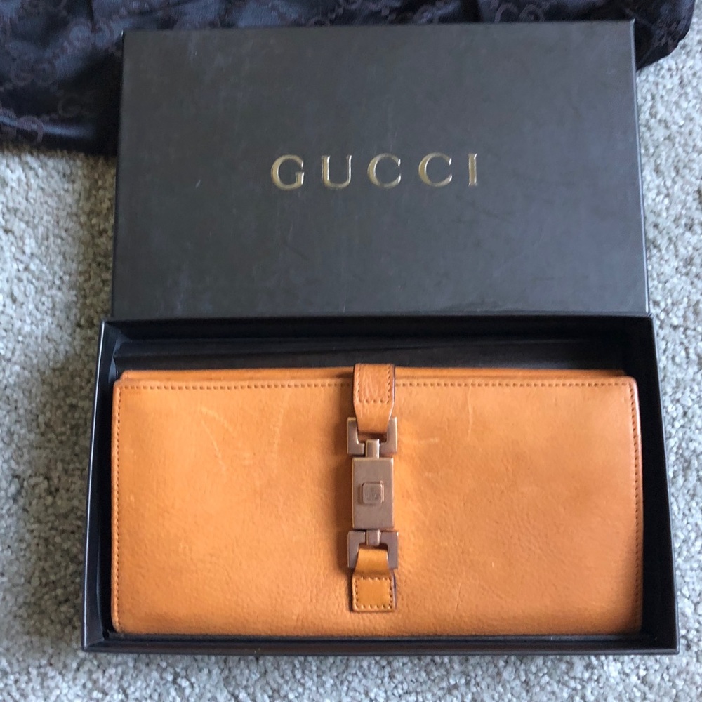 Vintage Gucci Genuine Leather Wallet